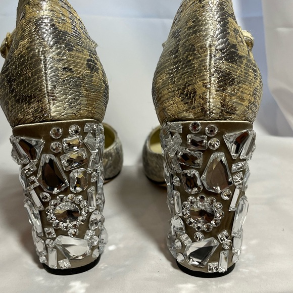 Bettye Muller Gold Heels - Picture 5 of 6
